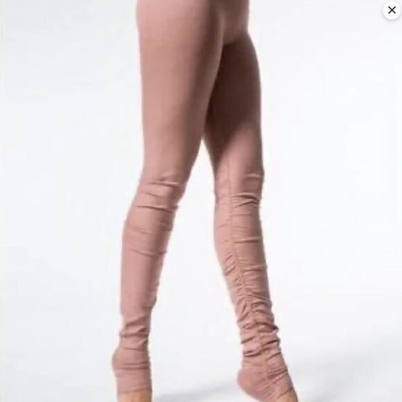 ALO Extra Long Yoga Legging Tight Barre Pink M - Picture 1 of 8